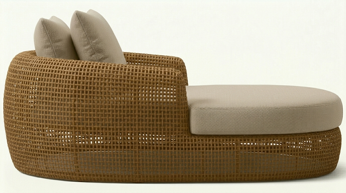 Aegan Daybed Side - Arbour Pebble